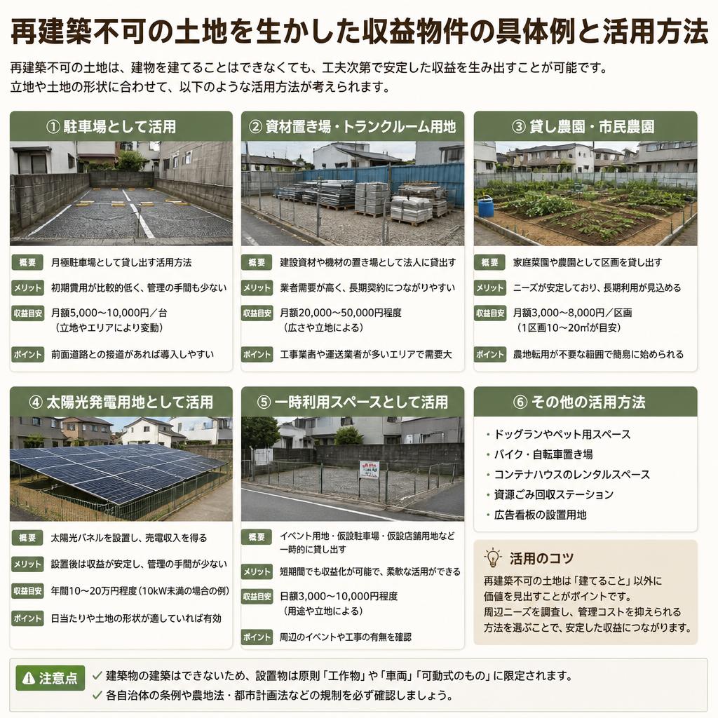 収益物件としての活用方法
